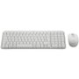 Logitech MK250 Combo de Teclado y Ratón Inalámbrico Bluetooth Blanco Hueso